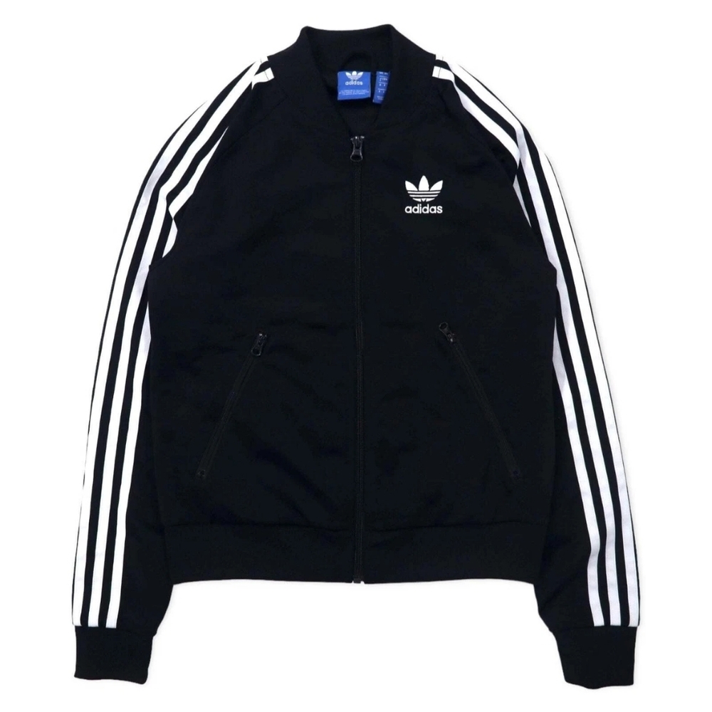 Adidas Originals Superstar Track Jacket Jersey Black Polyester Trefoi